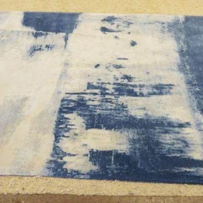 1255	MODERN STYLE THROW RUG, APPROXIMATELY 6 FT 2 IN X 7 FT 11 IN
