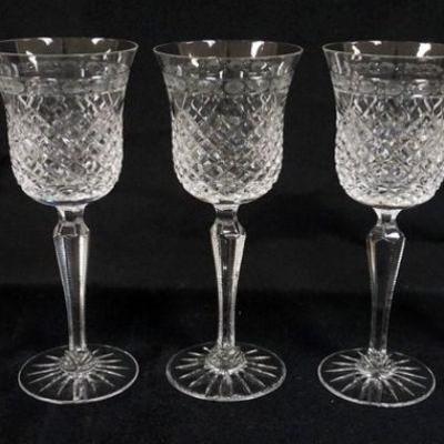 1051	WEDGWOOD CRYSTAL 5 PIECES OF 8 IN H FOOTED STEMWARE
