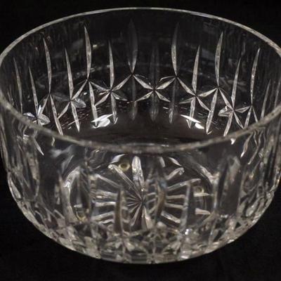 1020	WATERFORD CRYSTAL BOWL, APPROXIMATELY 8 IN X 5 IN HIGH
