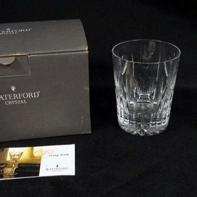 1022	WATERFORD CRYSTAL MILLENIUM COLLECTION * LOVE DOF* OLD FASHIONS PAIR IN BOX
