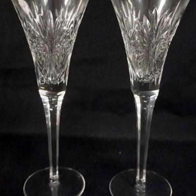 1046	WATERFORD PAIR OF 9 1/4 IN FLUTES
