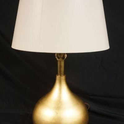 1258A	MODERN STYLE MORTON LAMP BY VISUAL COMFORT, APPROXIMATELY 33 IN HIGH
