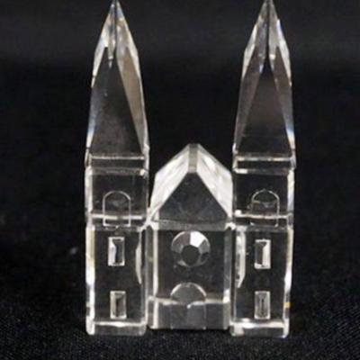 1070	SWAROVSKI CRYSTAL FIGURINE, CASTLE CATHEDRAL, APPROXIMATELY 2 1/2 IN H

