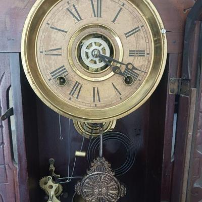 Antique kitchen clock movements still operational