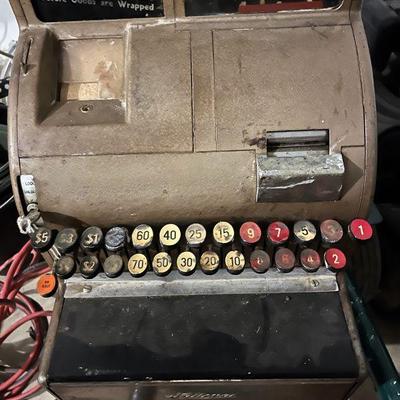 Antique cash register