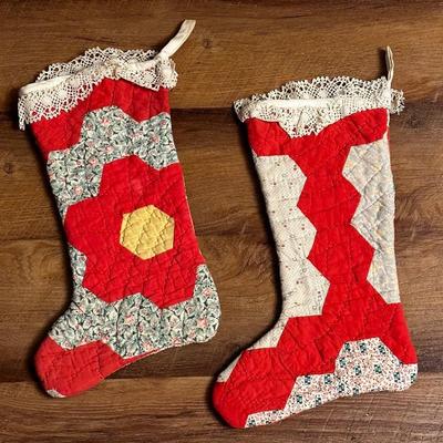 Quilt Christmas stockings