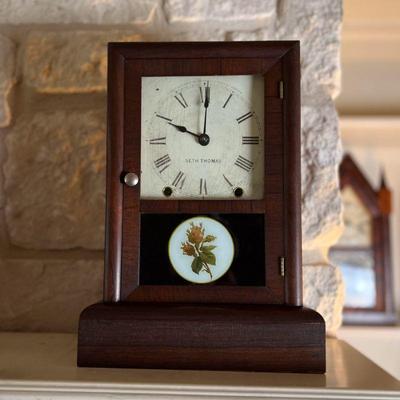 Antique Seth Thomas mantle clock. Estate sale price: $225