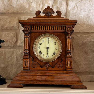 Antique Ansonia 8-day mantle clock. Estate sale price: $325