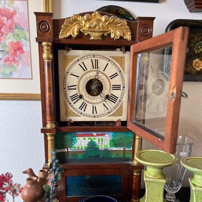 Antique Briggs & Molloy triple decker clock. Estate sale price: $225
