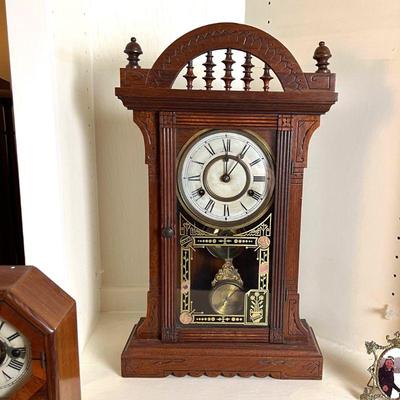 Antique Jerome & Co kitchen clock. Estate sale price: $200