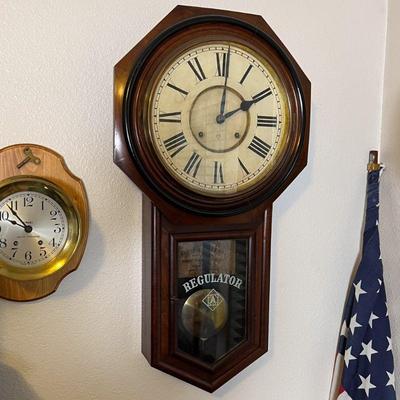 Ansonia. Wall clock regulator. Estate sale price: $250