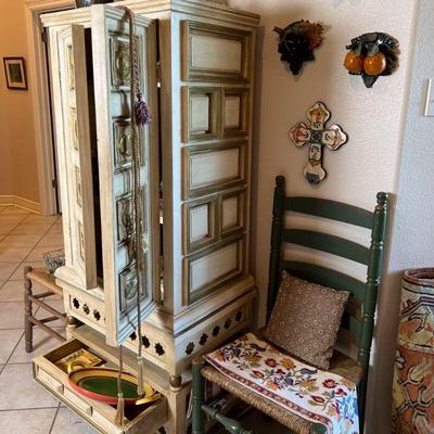 Mexican armoire. Estate sale price: $275