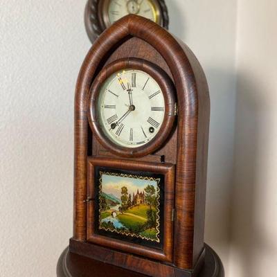 Mid 1800's. Daniel Prat and Sons clock co. Estate sale price: $195