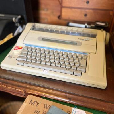 Fully functioning and comes with instruction manual. The Office 2000 memory typewriter. Estate sale price: $30