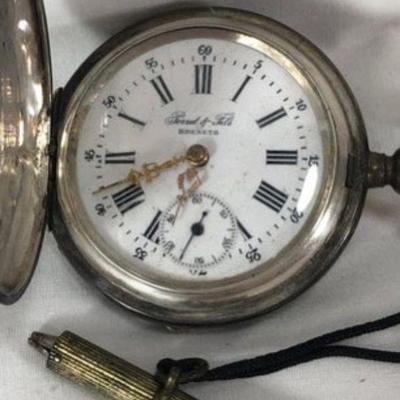 Antique Swiss Blondel 15 Rubis Pocket Watch