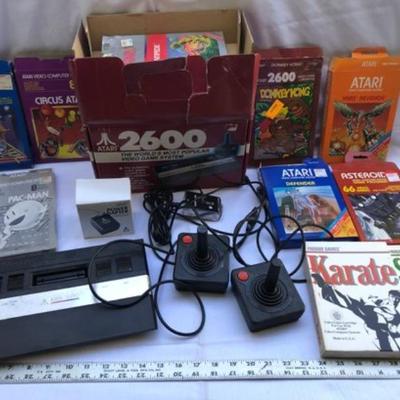 Atari Video Game System, 9 games
