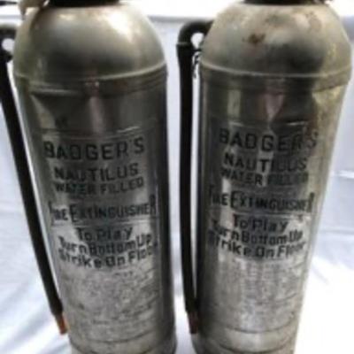 Badgers Nautilus Fire Extinguishers