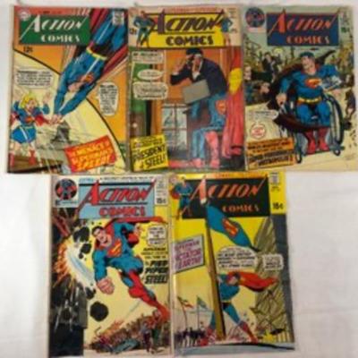 Action Comics #367, 371, 381, 396, 398