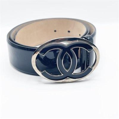 Lot 007   20 Bid(s)
Chanel CC Leather Belt, Black