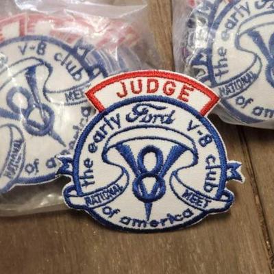 #7590 â€¢ The Early Ford V-8 Club Judge Patches

