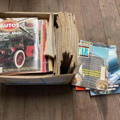 #7217 â€¢ Box of Car Magazines
