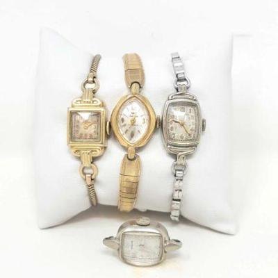 #1100 â€¢ 14k & 10k Gold Filled Watches & Watch Face
