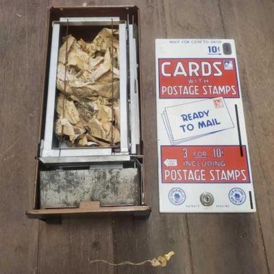 #7588 â€¢ Vintage Postage Stamp Dispenser
