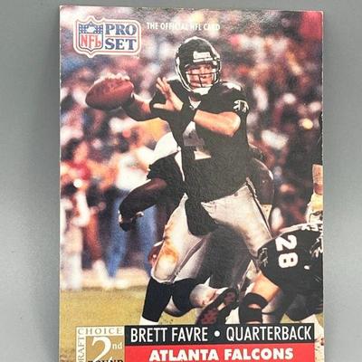 1991 Brett Favre Rookie Card Green Bay Packers
