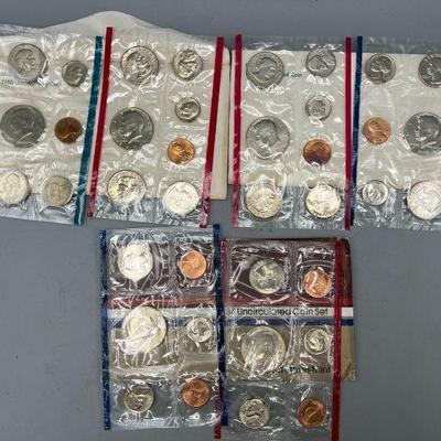 US Mint Uncirculated Coin Sets 1980, 81, 84
