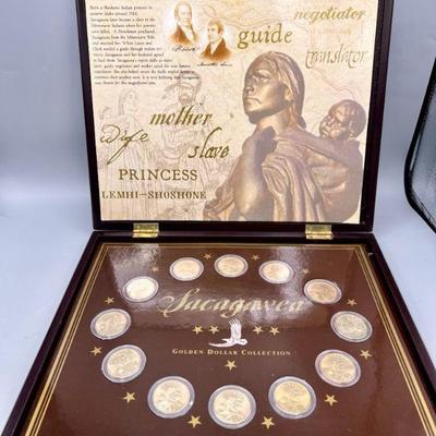 Sacagawea Golden Dollar Collection With Case
