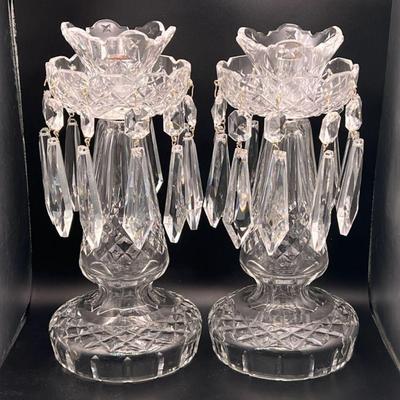 Pair Of (2) Waterford Crystal Prestige Collection Candlesticks
