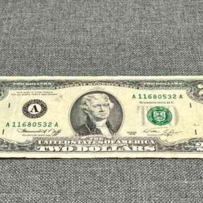 United States $2 Bill
