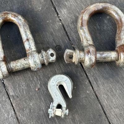 Shackle Bolts and Hook