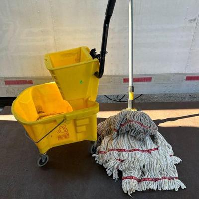 Commercial Mop and Bin
