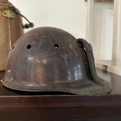 Antique Pennsylvania Coal Miners Helmet 
