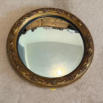 Antique Ornate  Wood Gold Gilt mirror