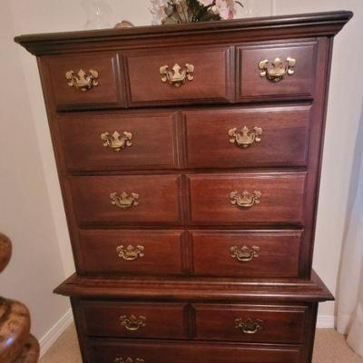 Highboy chest of drawers