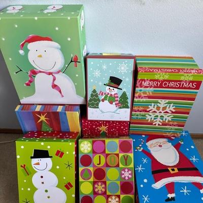 Holiday boxes, decorations