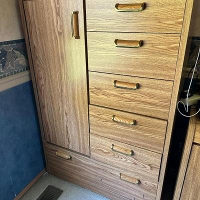 Armoire cabinet with drawers