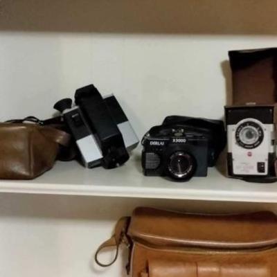 Assorted cameras
