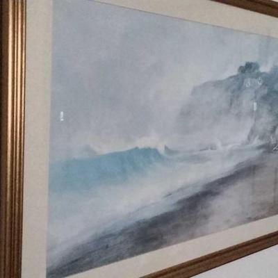 Shoreline framed print