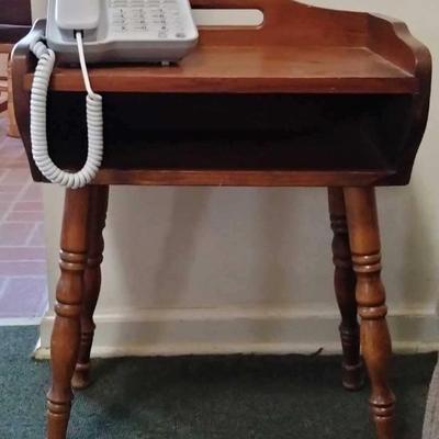 Vintage telephone table