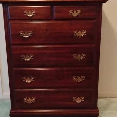 Cherry chest of drawers