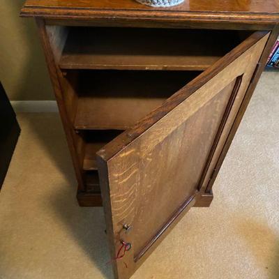 Small Antique Oak wooden Cabinet