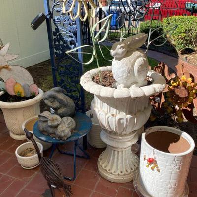 Yard Art, Pots, etc.