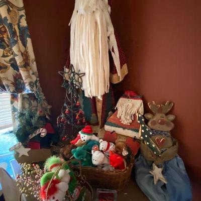 Christmas  items from half an inch to 6 feet tall