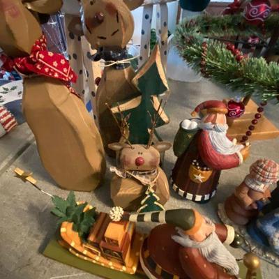 Christmas wooden decoratives 