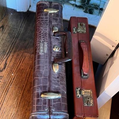 vintage suitcases, briefcases
