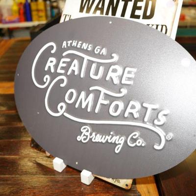 Creature Comforts Craft Beer Sign