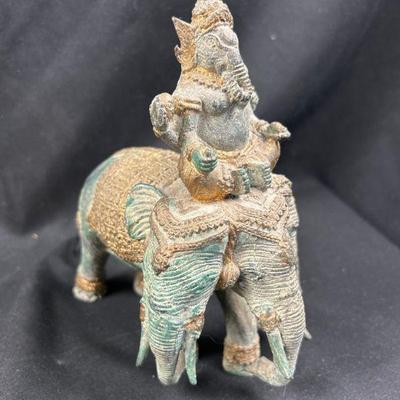 Metal Multi headed Elephant